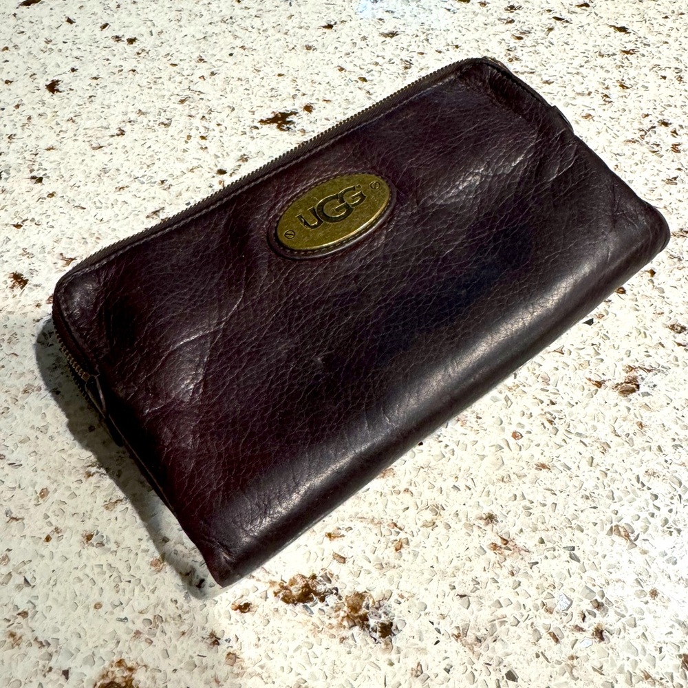 UGG leather wallet